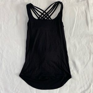 Lululemon top with built in sports bra, size 4